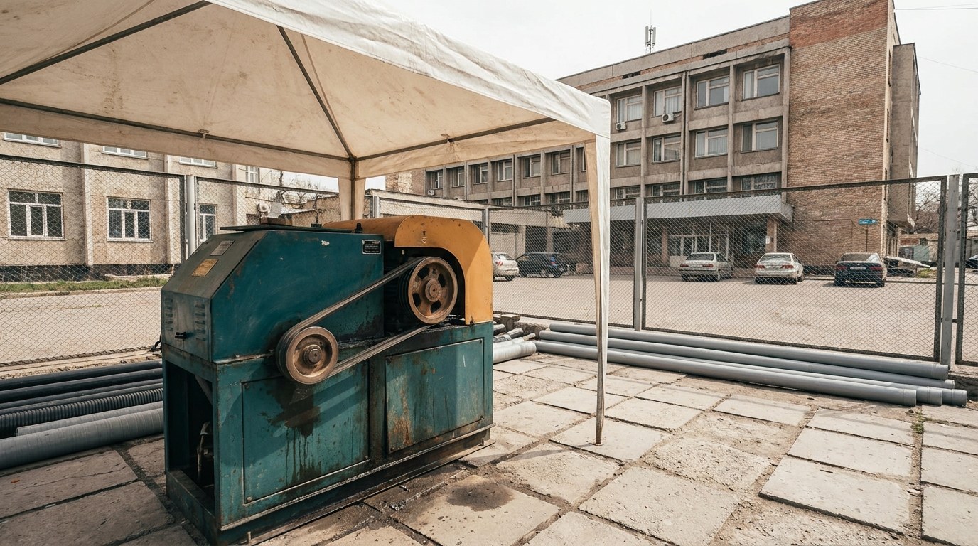 офис и двор в Казахстане